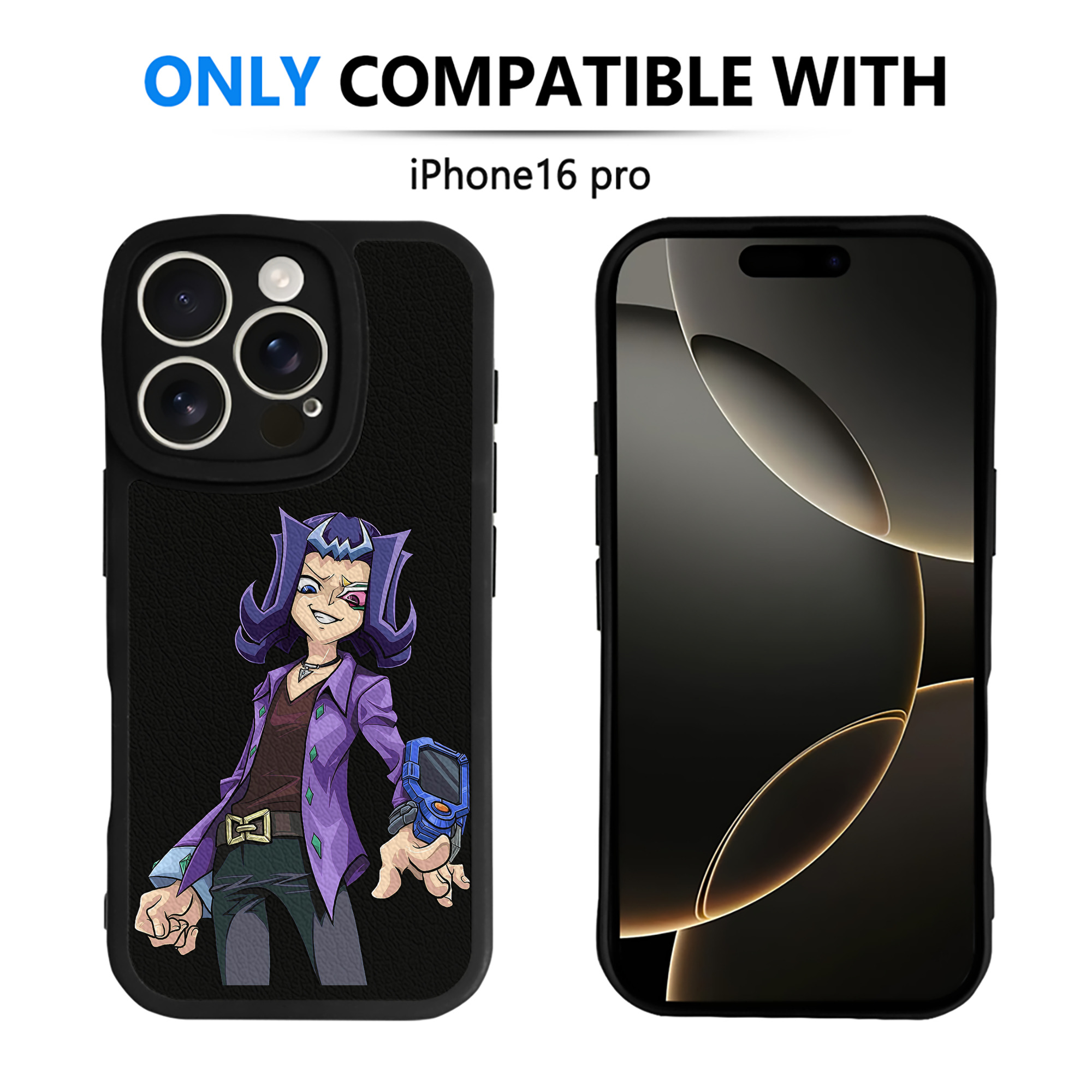 遊☆戯☆王 Yu-Gi-Oh! 【iPhone 16シリーズ対応】シリコンスマホケース（レザー調） 材質：シリコン